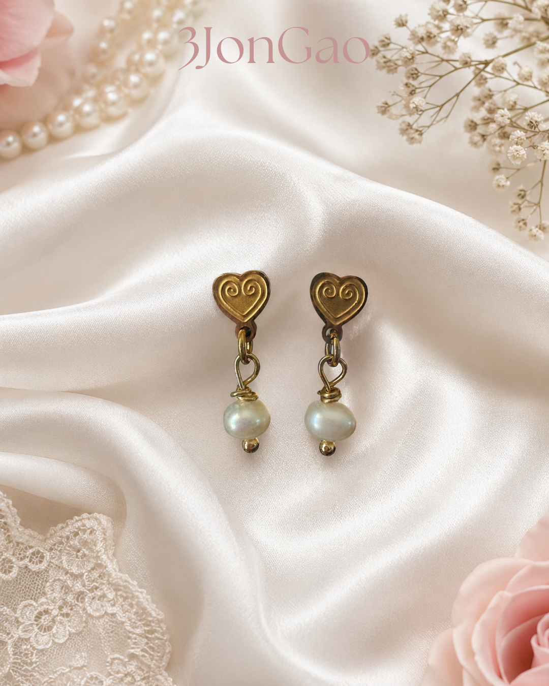 Boucle d’oreille GaoHli petite perle