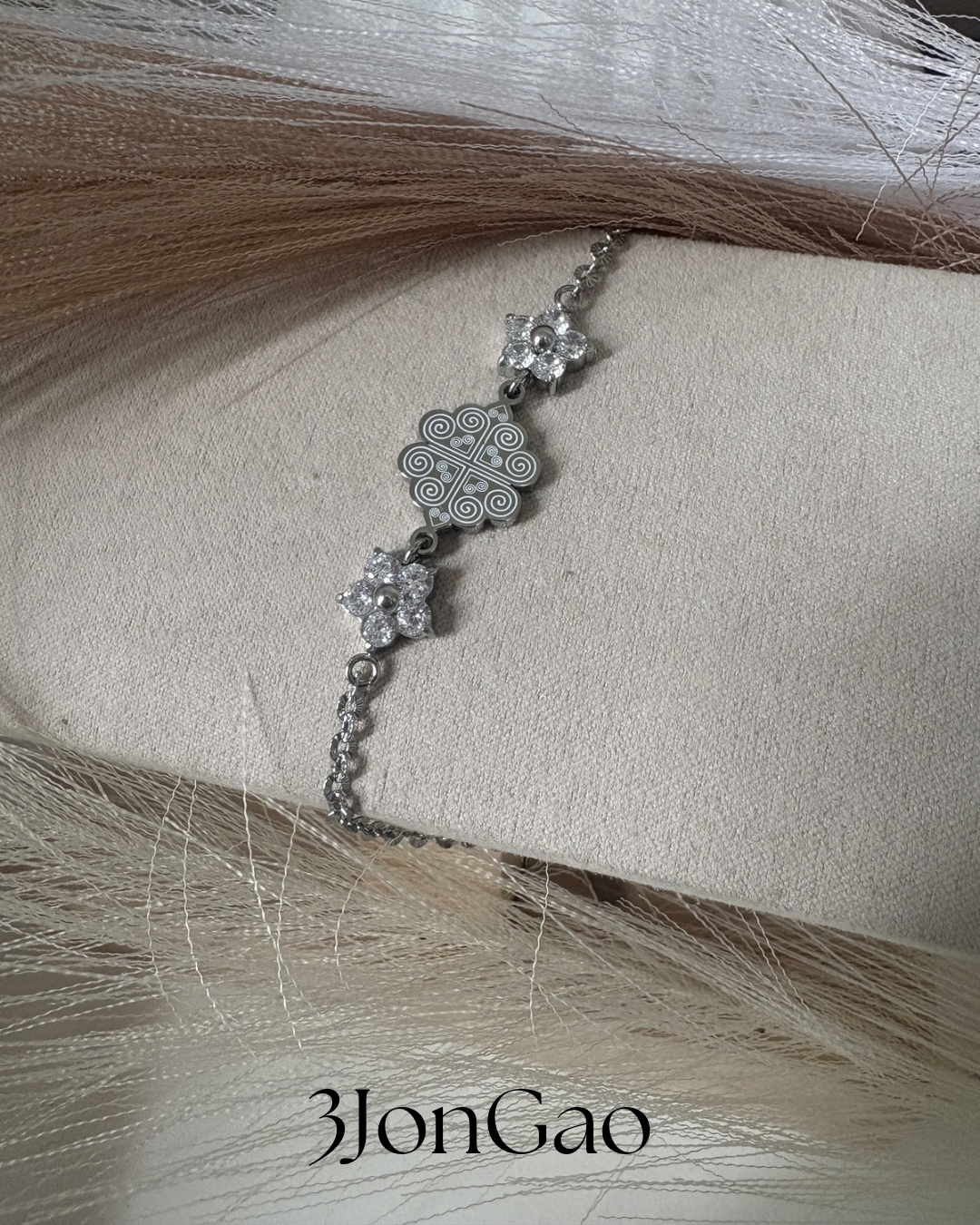 Bracelet Ambre Argent