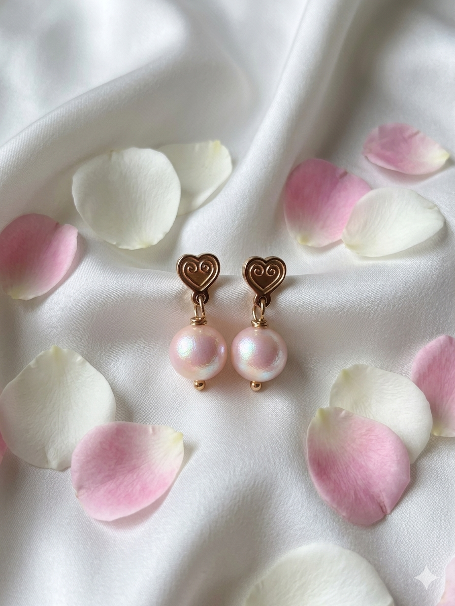 Boucle d’oreille GaoHli rose