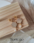 Boucle d’oreille Ambre