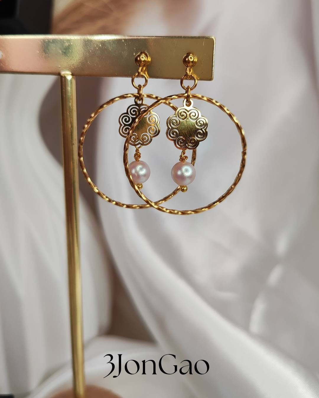 Boucle d’oreille Créole Bombe