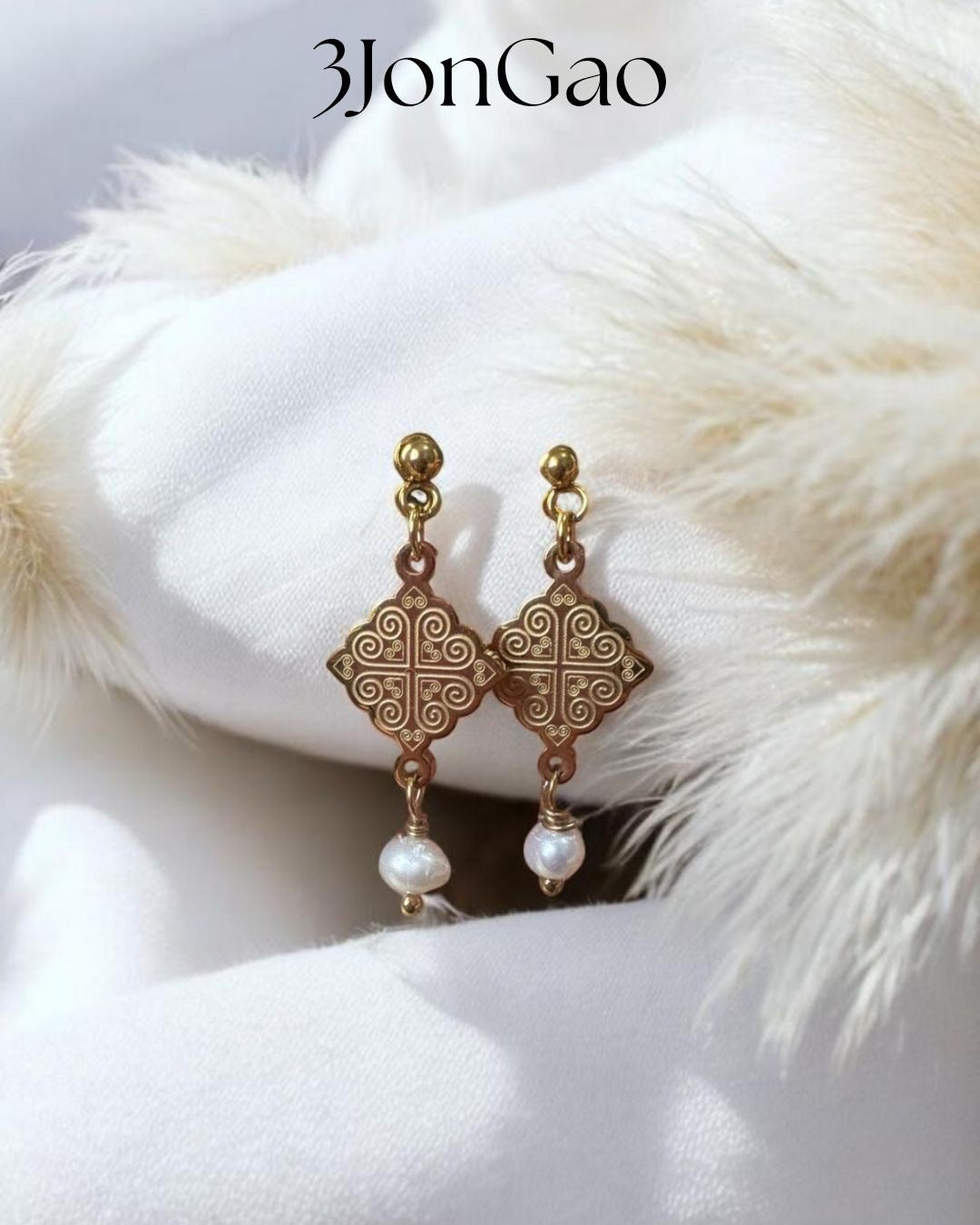 Boucle d’oreille Ilyana 1 perle