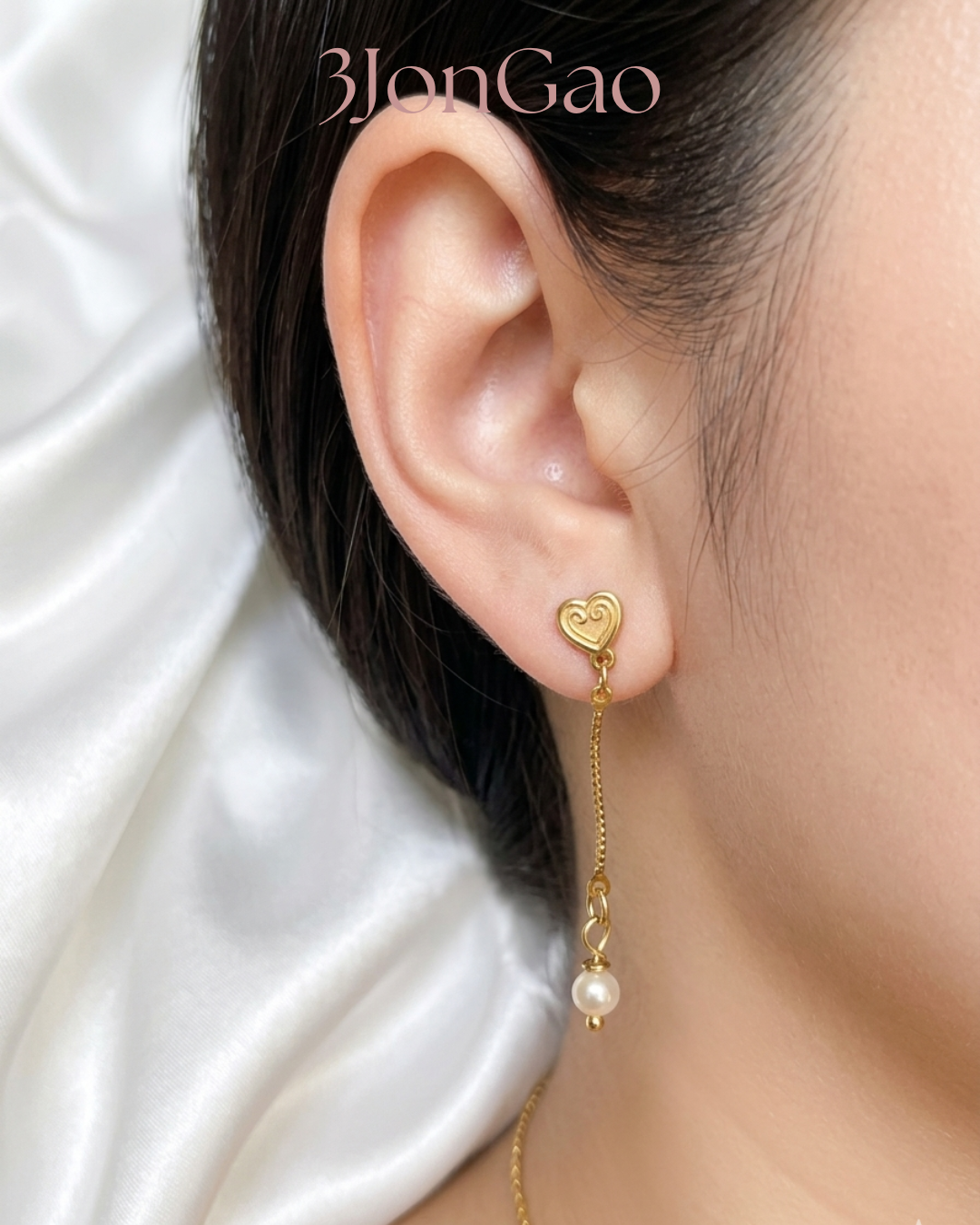 Boucle d’oreille GaoNa 1 perle